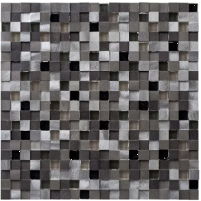 Metallic Weather mosaic - mixed tile